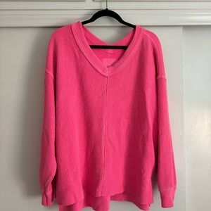 Bright Pink Aerie Pullover
